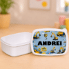 Set Personalizat Excavatoare, Caserolă și Bidon Apă cu Pai - imagine 2