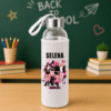 Set Personalizat Copii Black Pink, Rucsac + Sticlă Apă + Penar Textil Canvas - imagine 4
