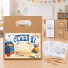 cadou bun venit la scoala clasa I set colorat