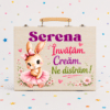 Set Creativ de Colorat Personalizat Ballerina Bunny, Set de Colorat 66 Piese - imagine 3