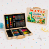 Set Creativ de Colorat Personalizat Dino, Set de Colorat 66 Piese - imagine 4
