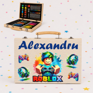 Set Creativ de Colorat Personalizat Roblox, Set de Colorat 66 Piese