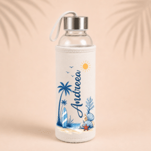 Alternative view of Set de Plaja Personalizat Ocean Breeze – Rucsac 2 în 1 tip Pareo + Sticla Apa Reutilizabilă