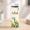 Bidon pentru Apă cu Pai Personalizat Dino, 700 ml - imagine 2