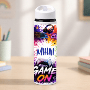 Alternative view of Bidon pentru Apă cu Pai Personalizat Gaming, 700 ml