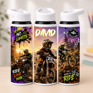 bidon apa cu pai personalizat tematica off road adventure