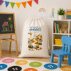 Săculeț XL Personalizat pentru Grădiniță sau Creșă – Excavatoare