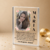 Trofeu Sticlă Personalizat, Cadou pentru Fiica de la Mama - imagine 2