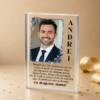 Trofeu Sticlă Personalizat, Cadou pentru Fiu de la Mama - imagine 2